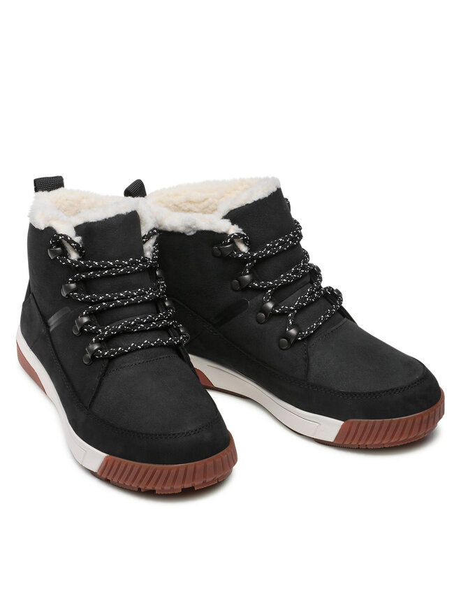 The North Face Botki The North Face Sierra Mid Lace Wp NF0A4T3XR0G1 Czarny