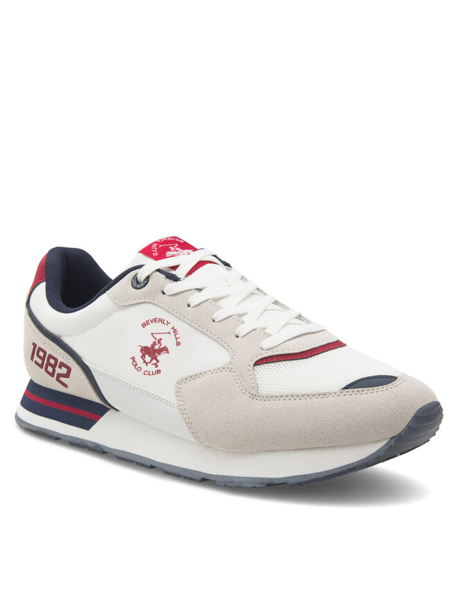 Beverly Hills Polo Club Sneakersy Beverly Hills Polo Club MILO-01 Biela