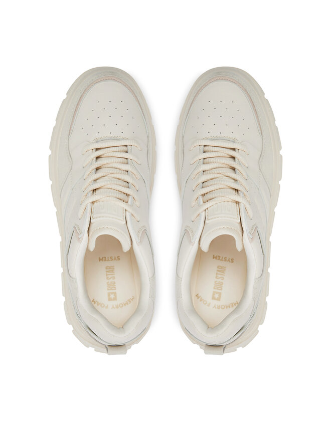 Big Star Shoes Sneakersy Big Star Shoes NN274387 Beżowy