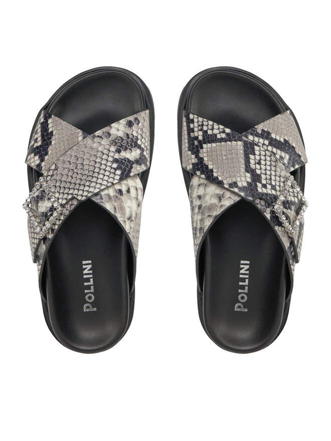 Pollini Klapki Pollini SA28164G1ITJ0954 Szary