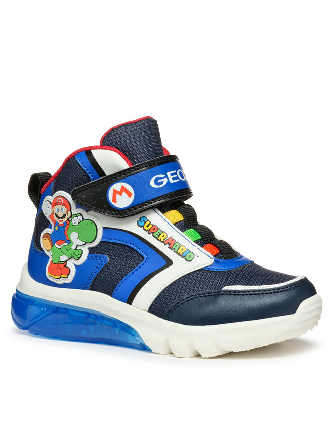 Geox Sneakersy Geox J Ciberdron Boy J46LBJ 054FU C4226 M Tmavomodrá