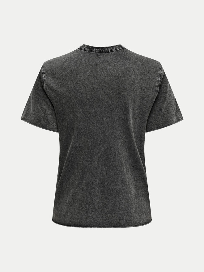 ONLY ONLY Camiseta Lucy 15332190 Negro Regular Fit