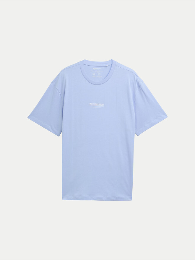 Tom Tailor Denim Tom Tailor Denim T-shirt 1045021 Svijetloplava Relaxed Fit