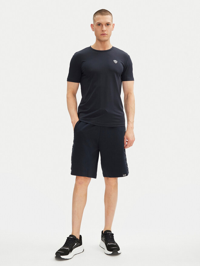 EA7 Emporio Armani EA7 Emporio Armani Póló 8NPT16 PJRGZ 1562 Sötétkék Regular Fit