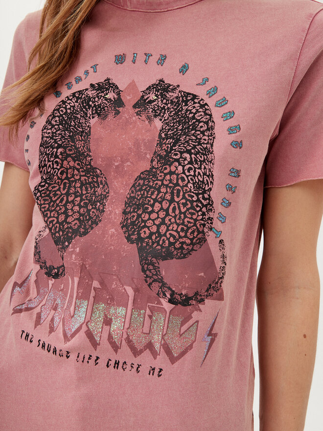 ONLY ONLY Camiseta Lucy 15307412 Rosa Regular Fit