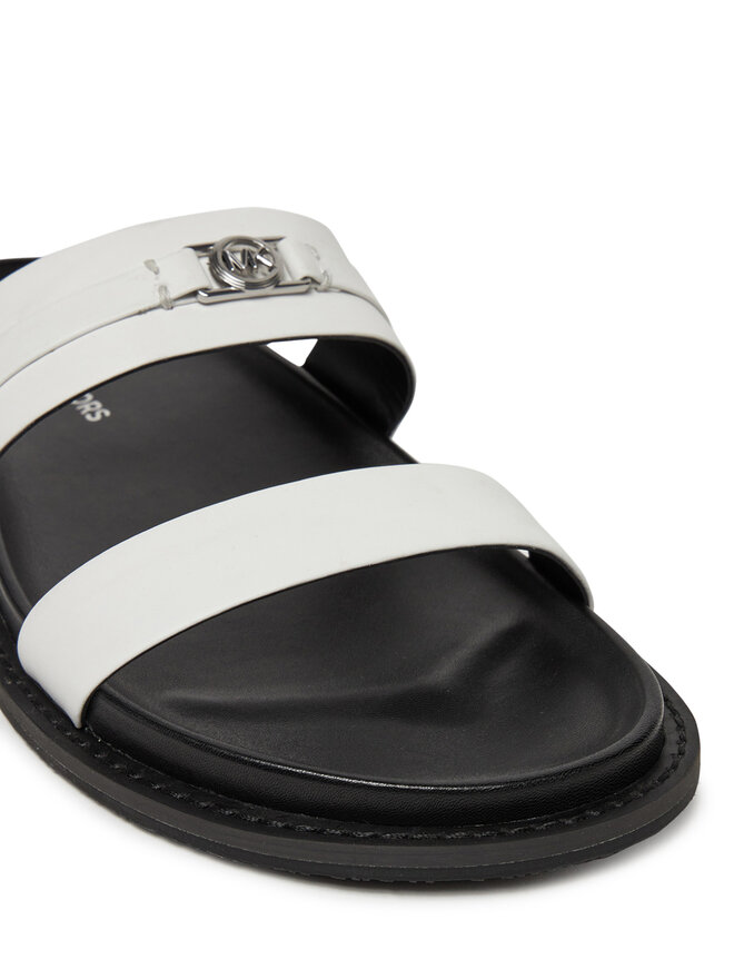MICHAEL Michael Kors Natikači MICHAEL Michael Kors Mandy Flat Sandal 40S5MAFS2L Bela