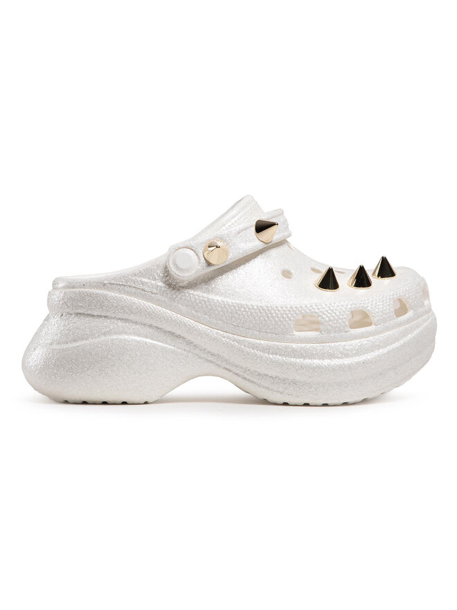 Crocs Шльопанці Crocs Classic Bae Glitter Stud Cg W 206783 Білий