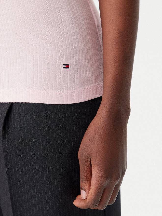 Tommy Hilfiger Tommy Hilfiger T-Shirt WW0WW37866 Rosa Slim Fit