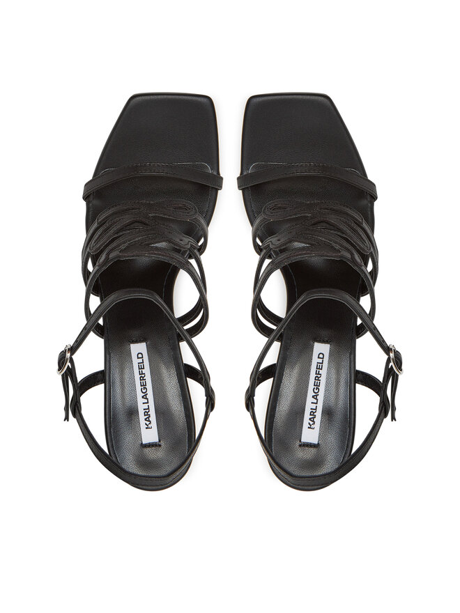 KARL LAGERFELD Sandale KARL LAGERFELD KL34425 Crna