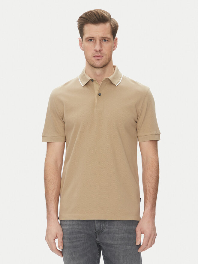 BOSS BOSS Pólóing H-Prout 59 50527650 Bézs Regular Fit