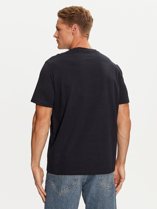 Guess Guess Marškinėliai M4YI0A KCCM1 Tamsiai mėlyna Regular Fit
