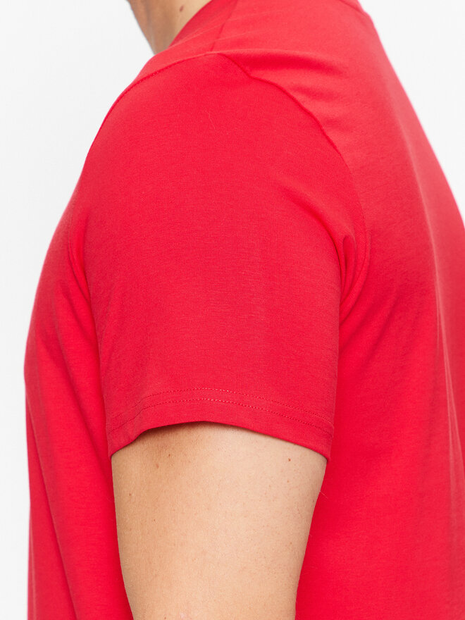 4F 4F Camiseta 4FAW23TTSHM0878 Rojo Regular Fit