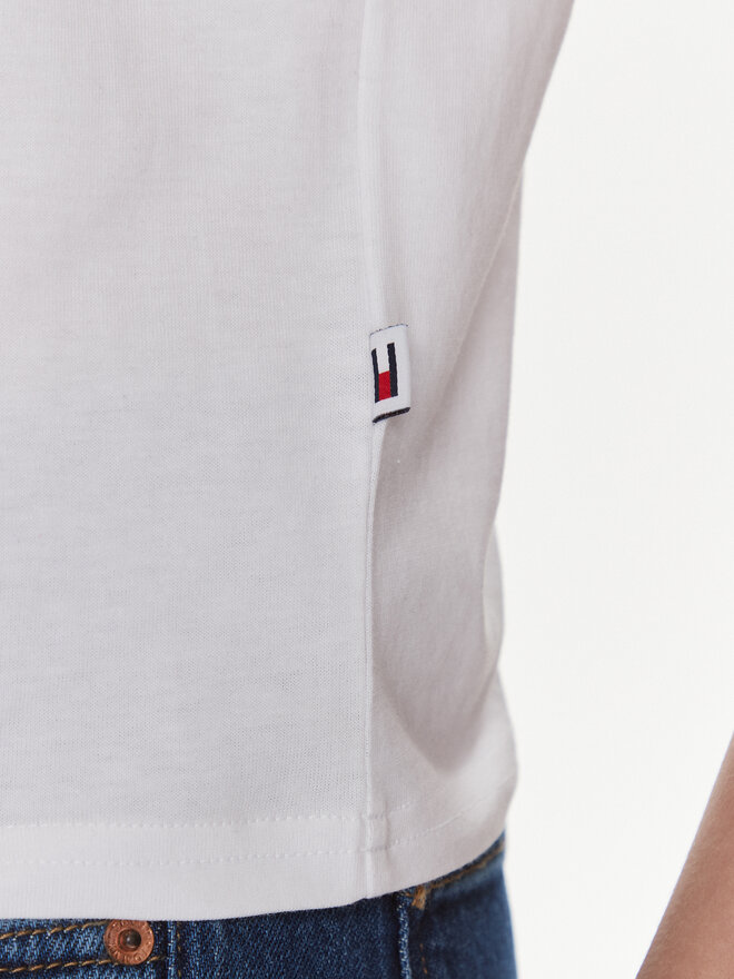 Tommy Jeans Tommy Jeans Marškinėliai Essential DW0DW17359 Balta Regular Fit