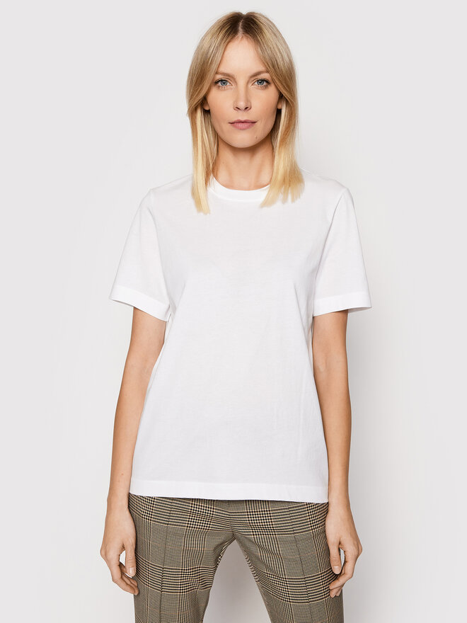 BOSS BOSS T-Shirt 50457259 Weiß Relaxed Fit