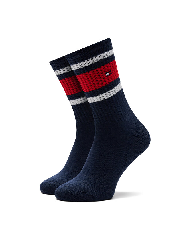 Tommy Hilfiger 2 pár hosszú szárú gyerek zokni Tommy Hilfiger 701229942 Sötétkék