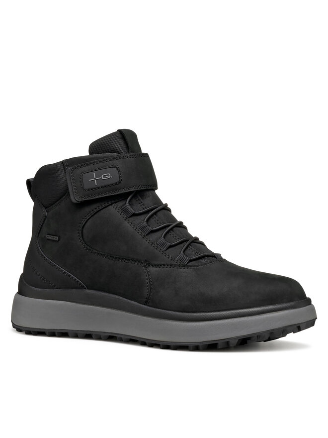 Geox Schnürschuhe Geox U Granito + Grip B A U56FZC 00045 C9999 Schwarz