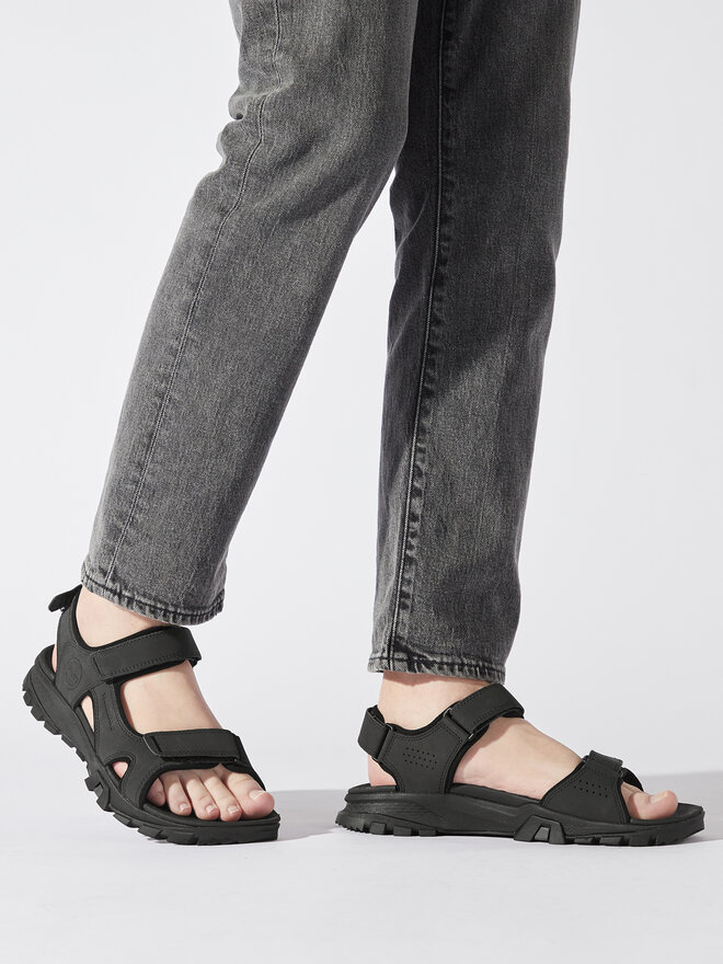 Timberland Sandale Timberland Lincoln Peak Strap Sandal TB0A5T5G0151 Negru
