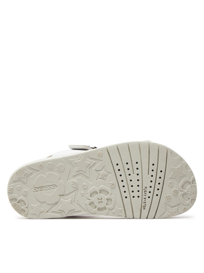 Geox Sandály Geox J Sandal Costarei Gi J45EAD 000BC C1000 S Bílá
