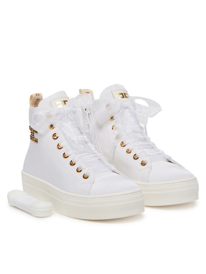 Elisabetta Franchi Снікерcи Elisabetta Franchi F4-A9E-0243 Білий