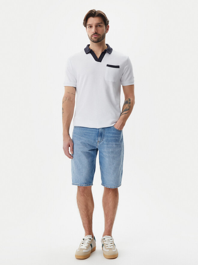 Guess Guess Poloshirt F5GP01 KC5Y1 Weiß Regular Fit
