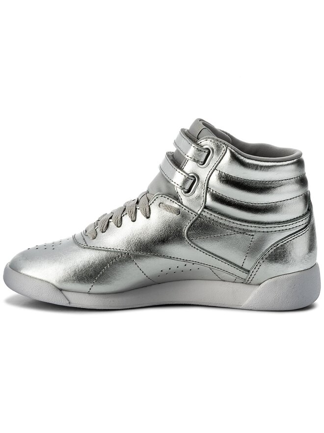 Reebok high tops enfant argent store