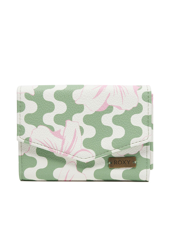 Roxy Малък дамски портфейл Roxy Sideral Love ERJAA04366 Зелен