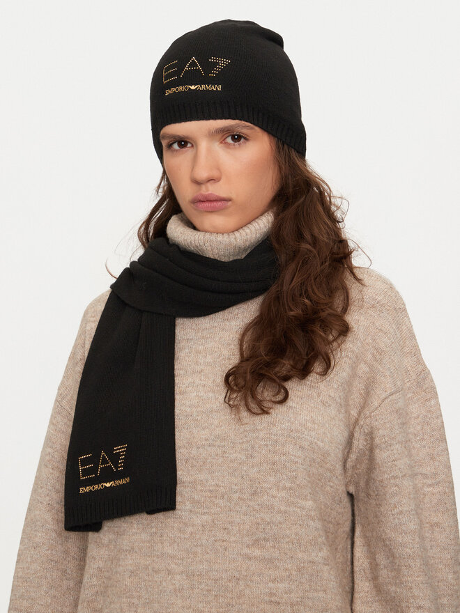 EA7 Emporio Armani Набір Шарф і Шапка EA7 Emporio Armani 282000 4F200 00020 Чорний