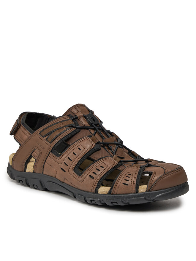 Geox Sandály Geox Uomo Sandal Strada U4524C 000ME C6006 Hnědá