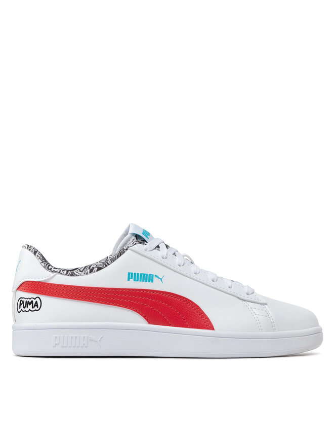 Sneakers Puma Smash V2 Me Happy 386396 01 Bianco escarpe
