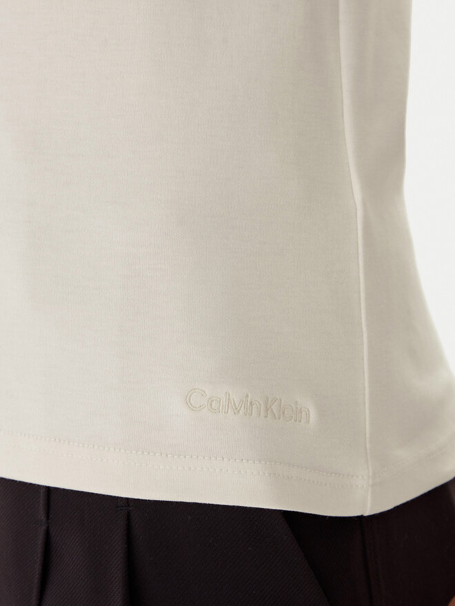 Calvin Klein Calvin Klein Camiseta LV044C216G Écru Regular Fit