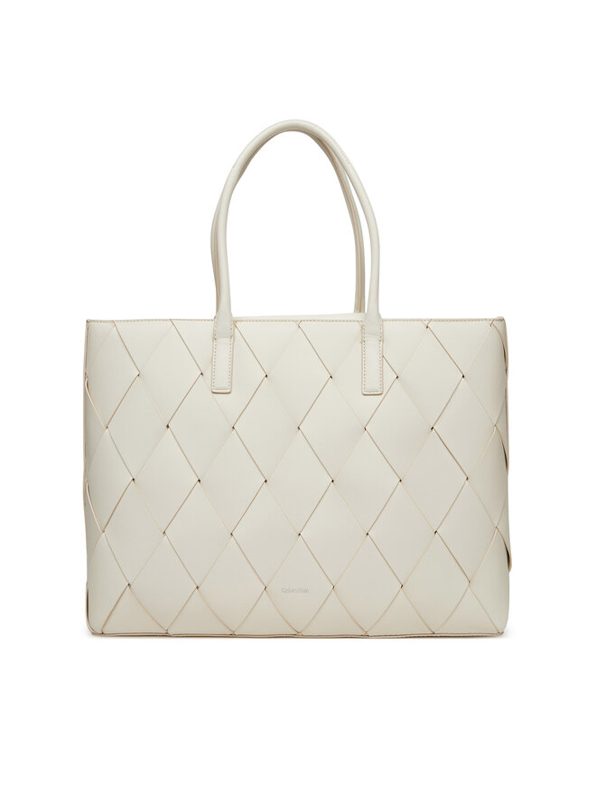 Calvin Klein Сумка Calvin Klein Ck Woven Medium Shopper K60K612994 Білий