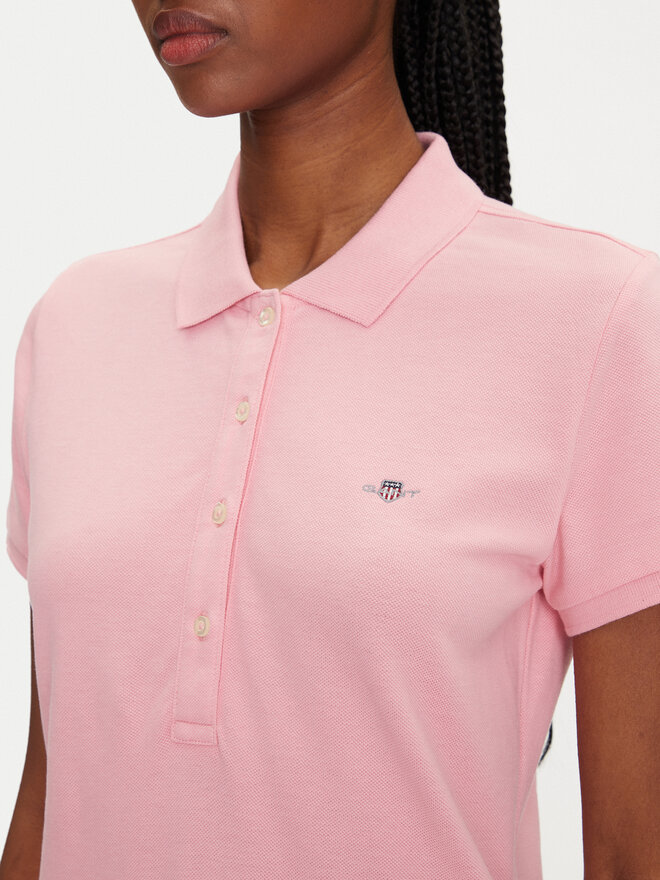 Gant Gant Polo Sheild 4200870 Ροζ Slim Fit