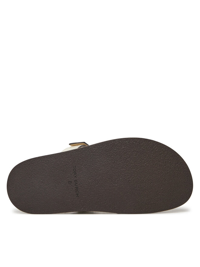 Tory Burch Klapki Tory Burch Ines Sport Slide 161636 Écru