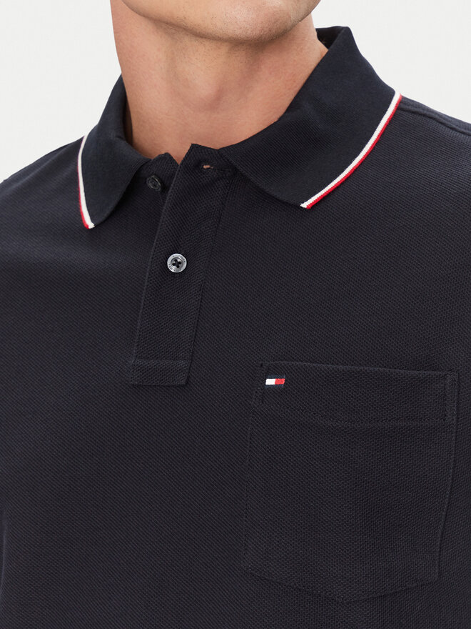 Tommy Hilfiger Tommy Hilfiger Pólóing MW0MW38457 Sötétkék Classic Fit