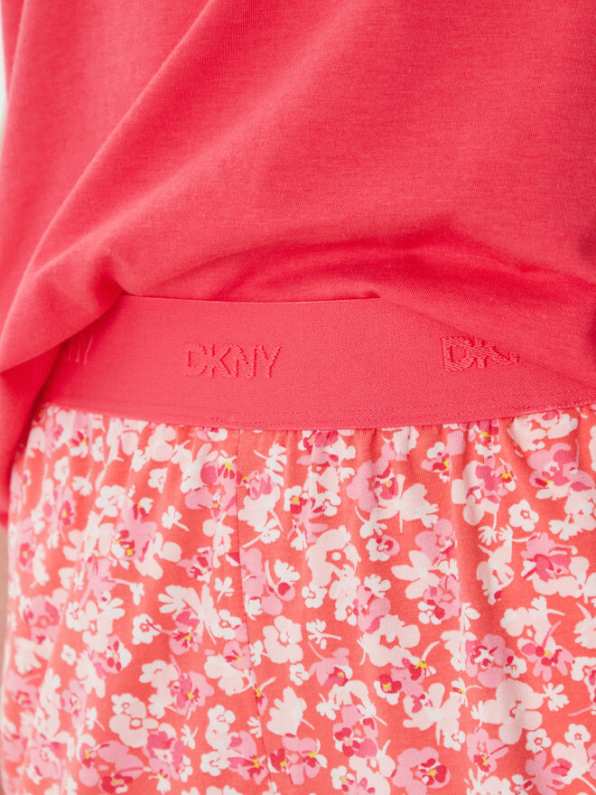 DKNY DKNY Pyjama YI90095 Korallenfarben Regular Fit
