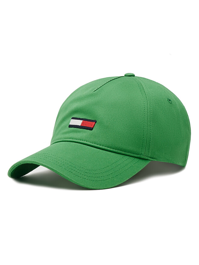 Tommy Jeans Czapka z daszkiem Tommy Jeans Flag AW0AW14594 Zielony