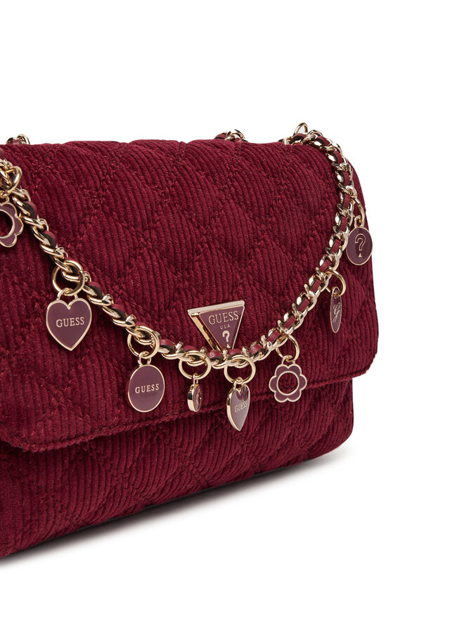 Guess Handtasche Guess Giully II HWCG96 73200 Dunkelrot