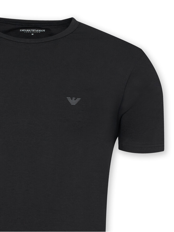 Emporio Armani Underwear Emporio Armani Underwear Σετ 2 T-Shirts EM000391 AF14132 MC005 Μαύρο Regular Fit