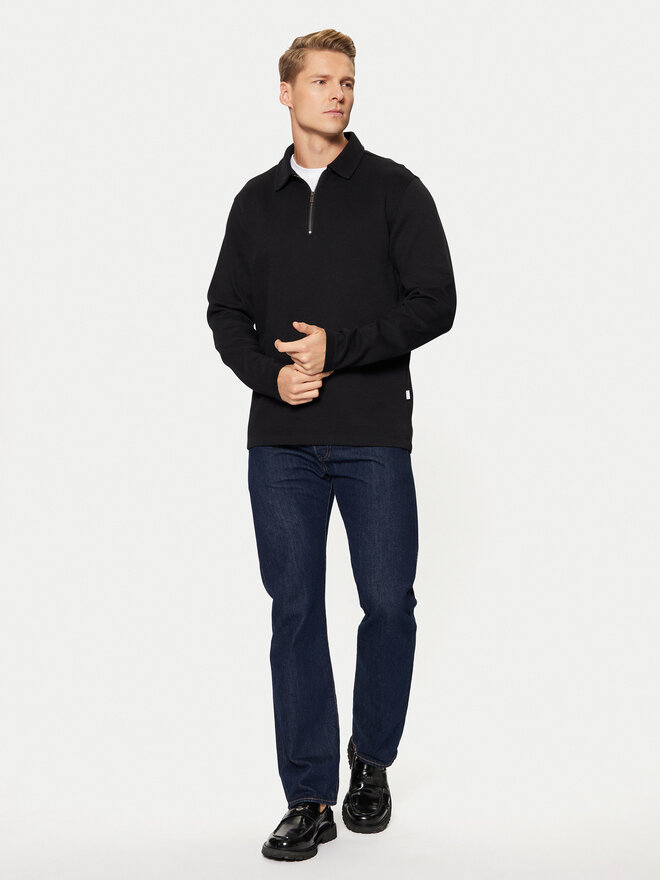 Selected Homme Selected Homme Поло 16095710 Чорний Regular Fit