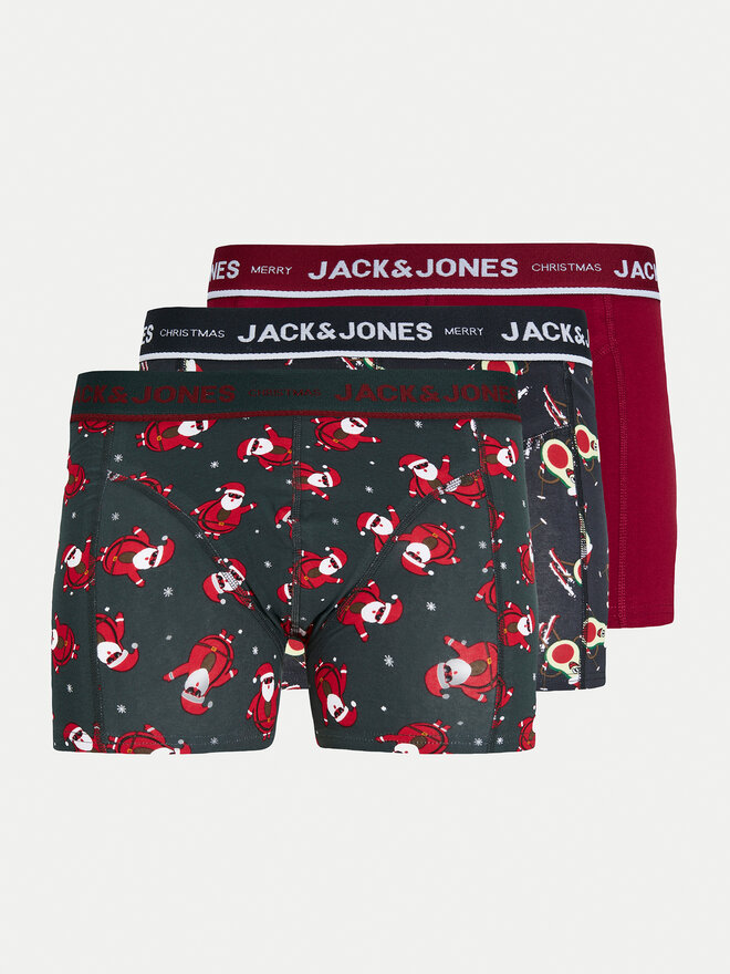 Jack&Jones Jack&Jones Σετ μποξεράκια 3 τμχ Merry X-Mas 12266602 Έγχρωμο