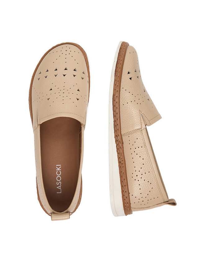 Lasocki Halbschuhe Lasocki CEO-WI23-LYLA-02 Beige