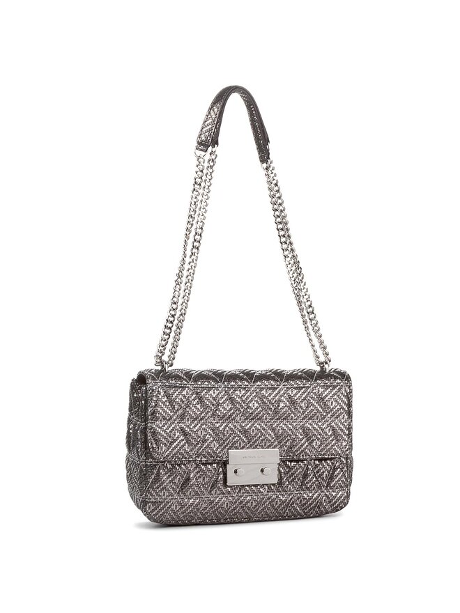 Sac a main MICHAEL Michael Kors Sloan 30H7MSLL9M Argent fr.eschuhe.ch