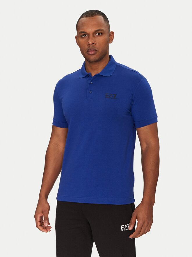 EA7 Emporio Armani EA7 Emporio Armani Poloshirt 8NPF14 PJVQZ UA031 Blau Regular Fit