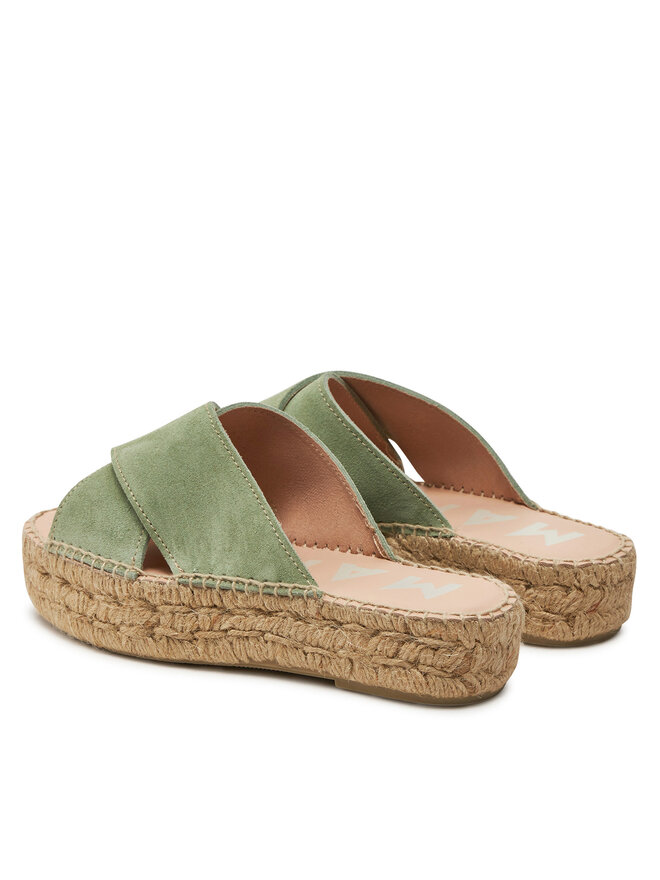 Manebi Espadrilles Manebi Hamptons Double Sole X Bands Sandals R 6.6 DX Zöld