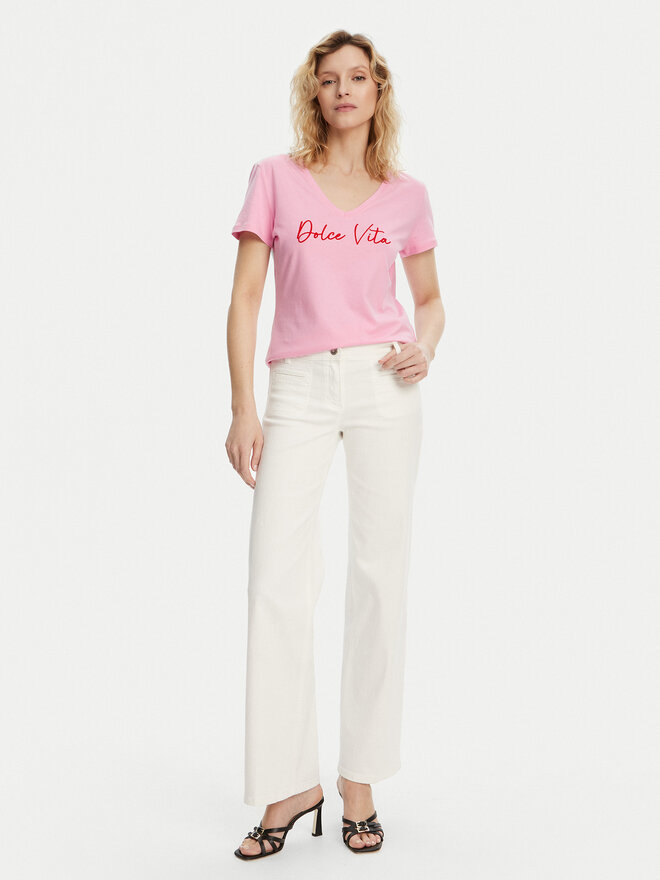 Morgan Morgan T-Shirt 251-DOLCE Rosa Regular Fit