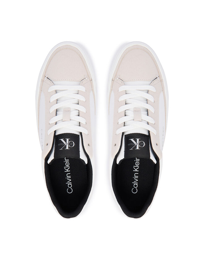 Calvin Klein Sneakers Calvin Klein Vulc Flatf Laceup HW0HW03086 Weiß