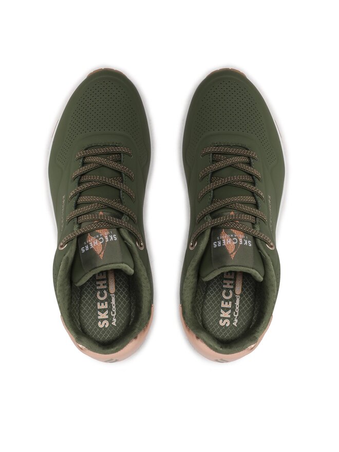 Skechers Αθλητικά Skechers Uno Shimmer Away 155196/OLV Χακί