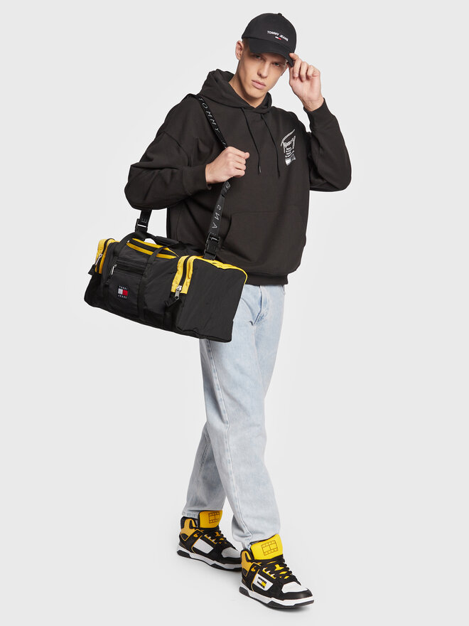 Tommy Jeans Σακ Βουαγιάζ Tommy Jeans Tjm Heritage Mix Duffle AM0AM10702 Μαύρο
