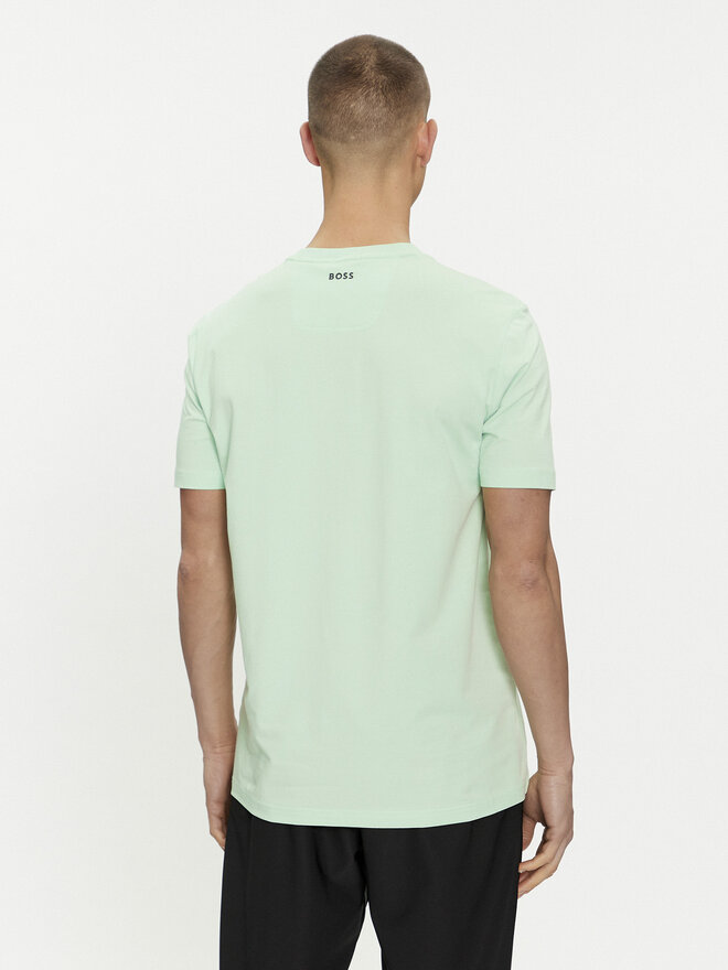BOSS BOSS Camiseta 50513010 Verde Regular Fit