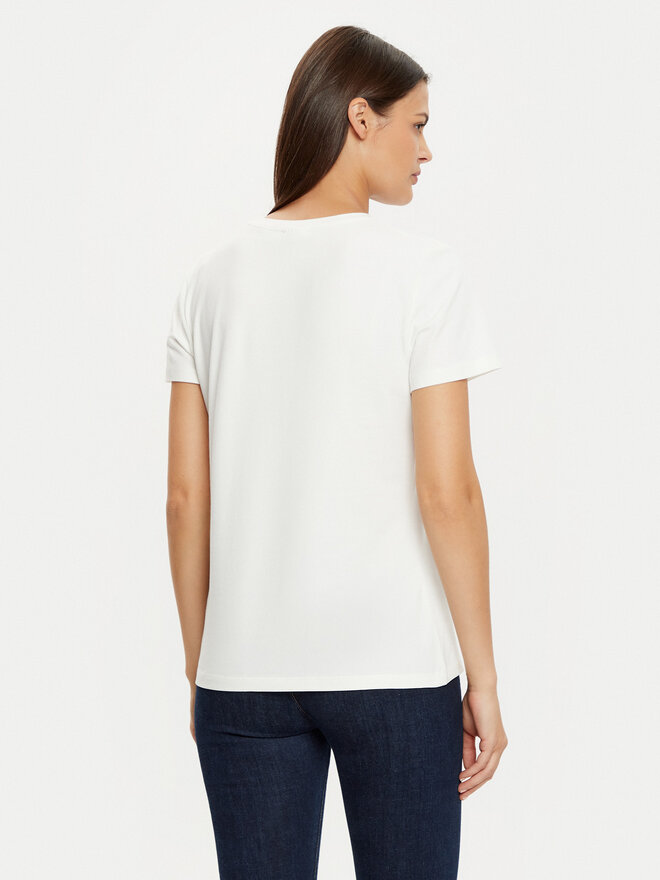 Guess Guess Camiseta V5RI05 J1314 Écru Regular Fit